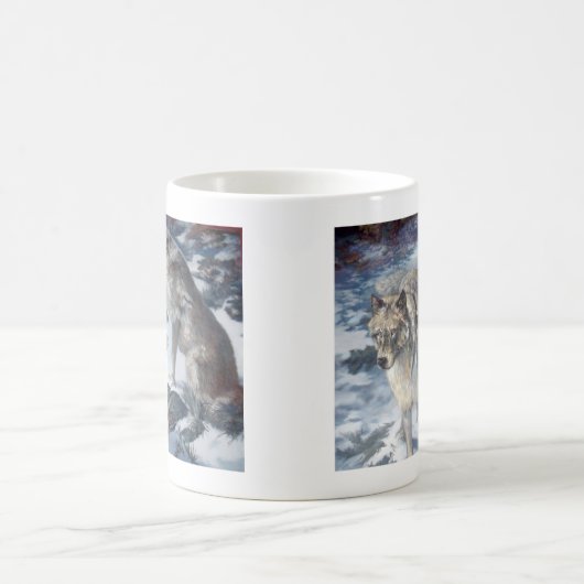 Alaska Wolf Pair während der Tasse (Mittel)