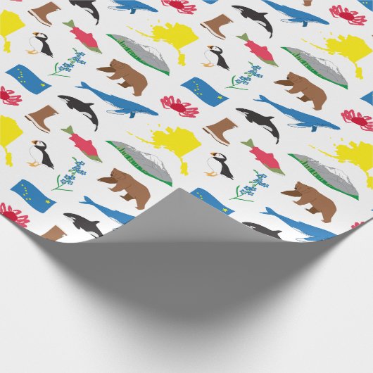 Alaska Wrapping Paper Geschenkpapier (Ecke)