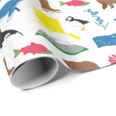 Alaska Wrapping Paper Geschenkpapier (Rolleneckpunkt)
