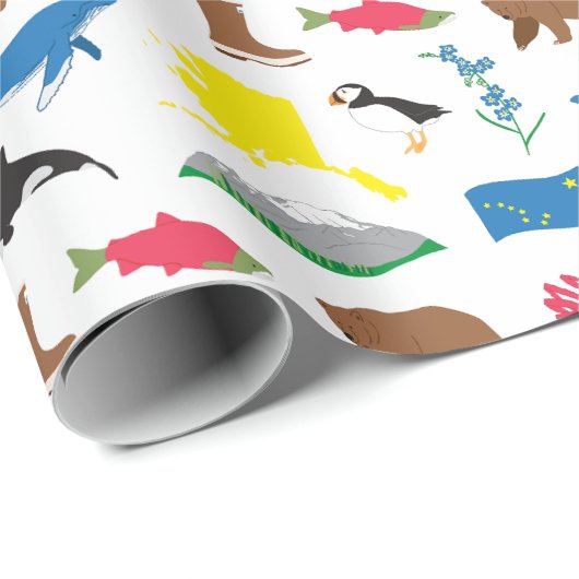 Alaska Wrapping Paper Geschenkpapier (Rolleneckpunkt)
