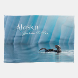 Alaska-you-Otter sind hier Geschirrtuch