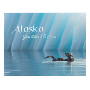 Alaska-you-Otter sind hier Notizblock