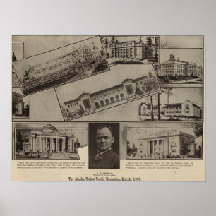 Alaska-Yukon pazifische Exposition, Seattle, 1909 Poster
