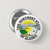 Alaska-Zeichen Button (Vorne & Hinten)