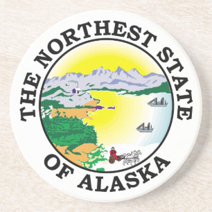 Alaska-Zeichen Getränkeuntersetzer