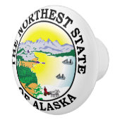 Alaska-Zeichen Keramikknauf (Rechts)