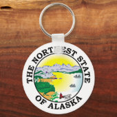 Alaska-Zeichen Schlüsselanhänger (Vorderseite)