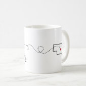 Alaska zu Nebraska - Herz2Herz Kaffeetasse (VorderseiteRechts)