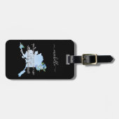 Alaska Zuhause - Benutzerdefinierter Text und Farb Gepäckanhänger (Vorderseite horizontal)