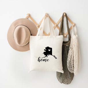 Alaska Zuhause Staat Tote Bag Tragetasche