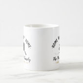 Alaska Zuhause Sweet Zuhause Family Monogram Tasse (Mittel)