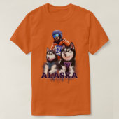 Alaska Zuhause to Mushers and Huskieses TShirt (Design vorne)