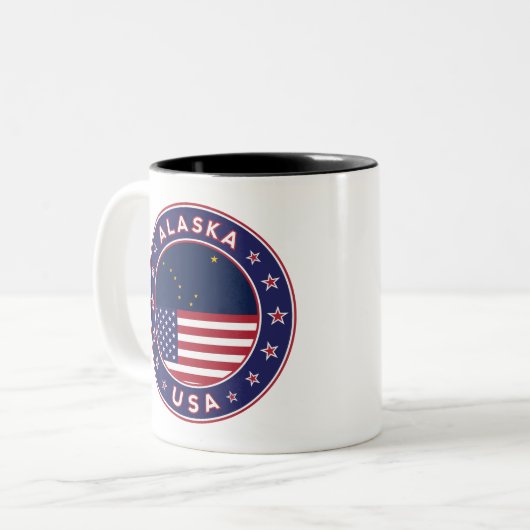 Alaska Zweifarbige Tasse (Vorderseite Links)
