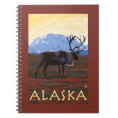AlaskaCaribbean Vintage Travel Poster Notizblock (Vorderseite)