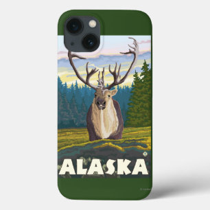 AlaskaCaribou in der wilden Vintagen Reise Case-Mate iPhone Hülle