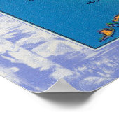 AlaskaGrüße von Alaska Karte Poster (Ecke)