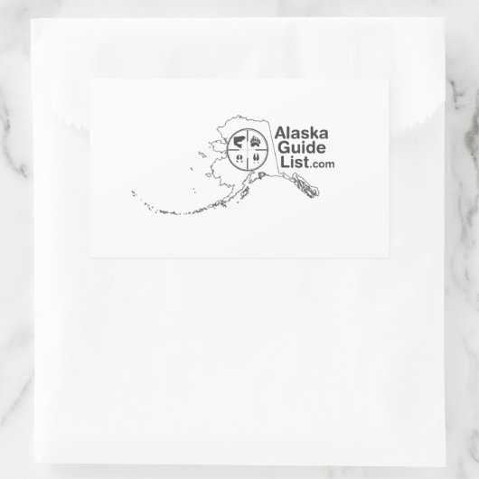 AlaskaGuideList Aufkleber (Tasche)