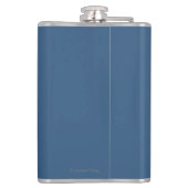 AlaskaHumpback Wal-Vintages Reise-Plakat Flachmann (Rückseite)