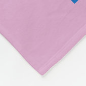 AlaskaIceberg Vintages Reise-Plakat Fleecedecke (Ecke)