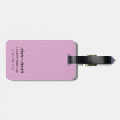 AlaskaIceberg Vintages Reise-Plakat Gepäckanhänger (Rückseite horizontal)