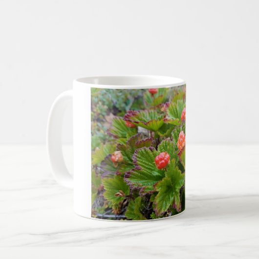Alaskalachsbeeren Kaffeetasse (Vorderseite Links)