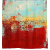 Alaskan Abstrakt Duschvorhang (Vorderseite)