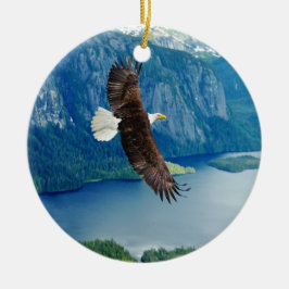 Alaskan-Adlerschmuck Keramik Ornament