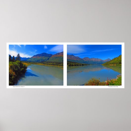 Alaskan Adventure Duo - Landschaft #2 Poster (Vorne)