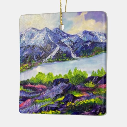 Alaskan Alpna Liebe Keramik Keramikornament (Links)