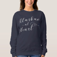 Alaskan am Herz-Sweatshirt, Alaska