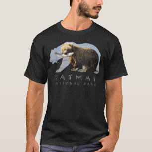 Alaskan-Bär Katmai-Nationalpark-Seebild T-Shirt
