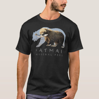 Alaskan-Bär Katmai-Nationalpark-Seebild T-Shirt