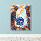 Alaskan Bear Canvas Print "In the Bears Gaze Leinwanddruck (Insitu (Holzboden))