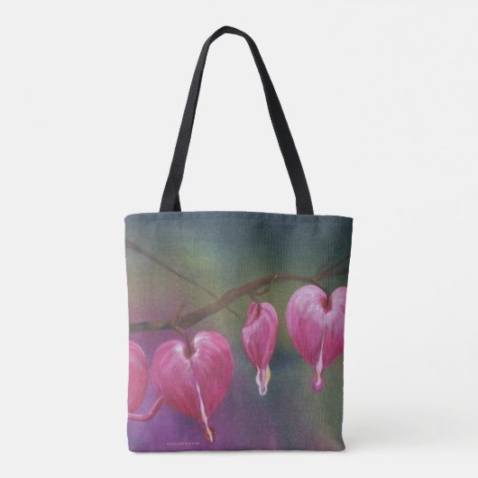 Alaskan Bleeding Hearts Tote Bag Tasche (Rückseite)