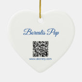 Alaskan Borealis Herzstück Keramik Ornament_ALASKA Ornament (Hinten)