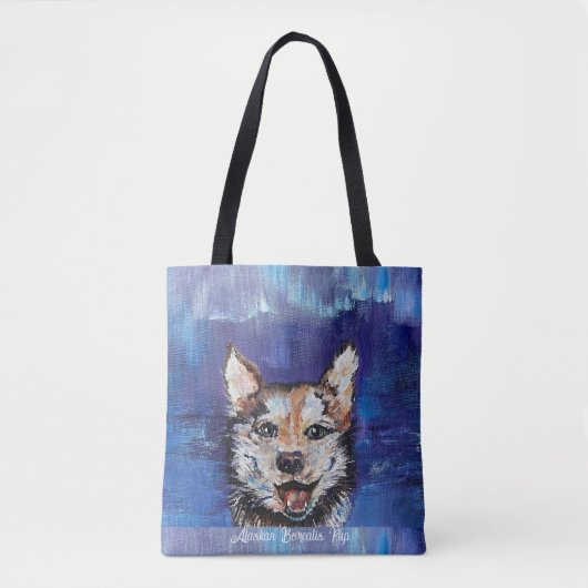 Alaskan Borealis Welpe Tasche (Vorderseite)
