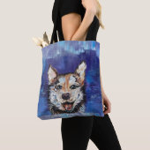 Alaskan Borealis Welpe Tasche (Von Nahem)