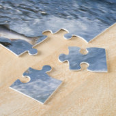 Alaskan Brown Bear Fangen von Lachs bei Brooks Puzzle (Seite)