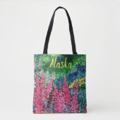 Alaskan Chick_Fireweed Tote Bag Tasche (Vorderseite)
