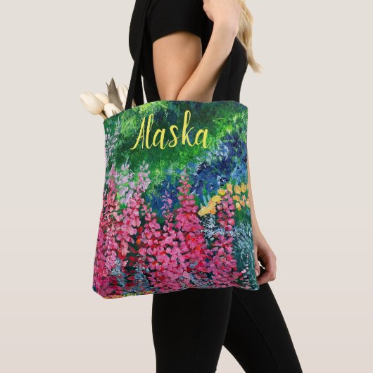 Alaskan Chick_Fireweed Tote Bag Tasche (Von Nahem)