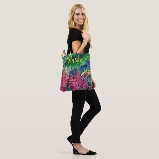 Alaskan Chick_Fireweed Tote Bag Tasche (Am Model)