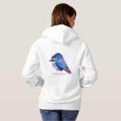 Alaskan Chick Hoodie Sweatshirt. (Schwarz voll)