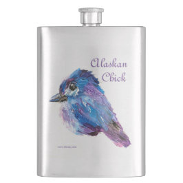 Alaskan Chick klassische Flasche Flachmann