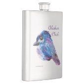 Alaskan Chick klassische Flasche Flachmann (Rechts)