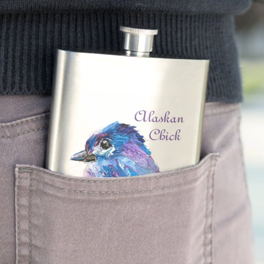 Alaskan Chick klassische Flasche Flachmann (Beispiel)