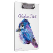 Alaskan Chick mit Alaskan Berge Zwischenablage Klemmbrett (Rechts)