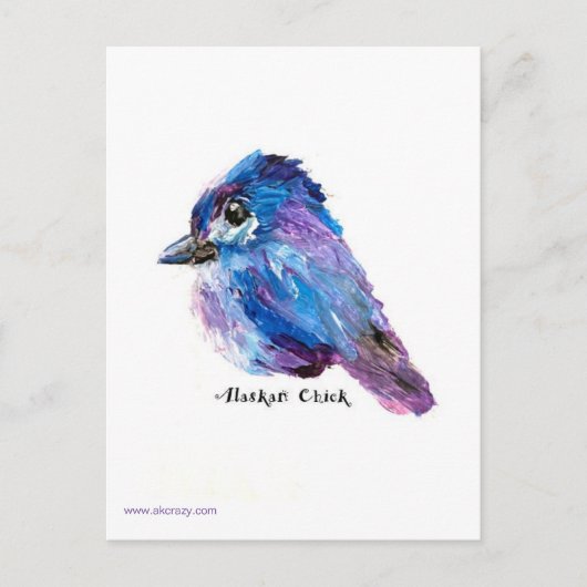 Alaskan Chick Postcard Postkarte (Vorderseite)