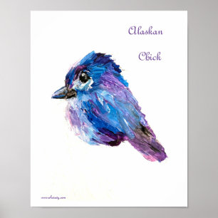 Alaskan Chick Poster auf Value matt