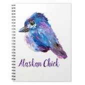 Alaskan Chick Spiral Notebook Notizblock (Vorderseite)