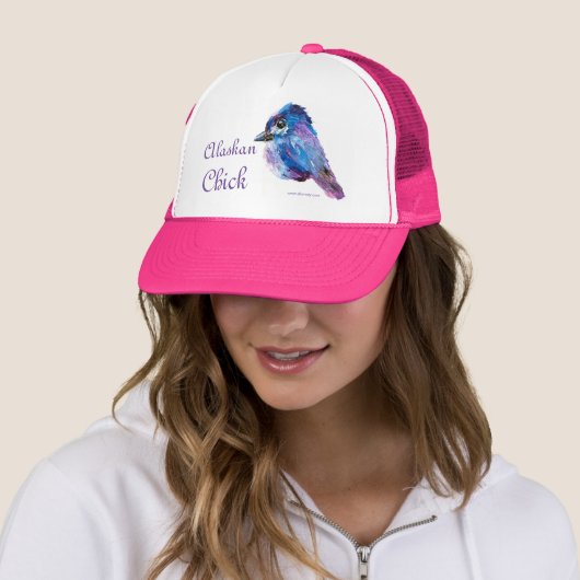Alaskan Chick Trucker Hat Truckerkappe (Beispiel)